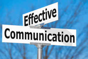 effective communication road sign