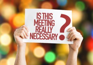 Meetings and organizational health