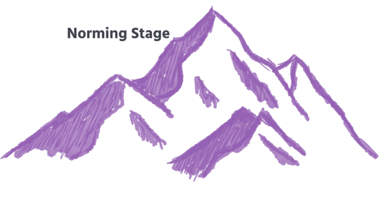 Norming stage graphic